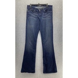 Rock & Republic Women's Blue Denim Jeans Dark Wash Boot Cut Size 32